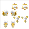Pearl ear rings hamper - JPSF002 - Click here to View more details about this Product